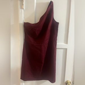 Burgundy dress. Size M